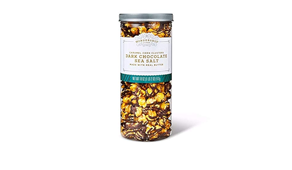 Dark Chocolate Sea Salt Caramel Corn Clusters 18oz Wondershop Amazon Co Uk Grocery