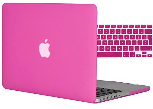 Topideal 2 in 1 – [EU/UK-Tastatur Version] -matte matt Hard Shell Case Cover Für MacBook 13 Pro 33,8 cm mit Retina Display Modell A1425/A1502 (keine CD-ROM-Laufwerk) + Tastatur Abdeckung