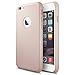 Produktbild Spigen Schutzhülle iPhone 6 / 6S Hülle LEATHER FIT [Synthetisches PU-Leder] - Tasche, Leder Look - Nude Pastell [Soft Pink - SGP11357]