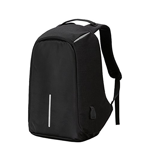Mochila Casual Hombre Mujer para Portátil 16 Pulgadas, Mochila Antirrobo para Negocios con Puerto de Carga USB, Resistente al Agua Compartimiento Grande Mochila Escolar Práctico - BLDEN