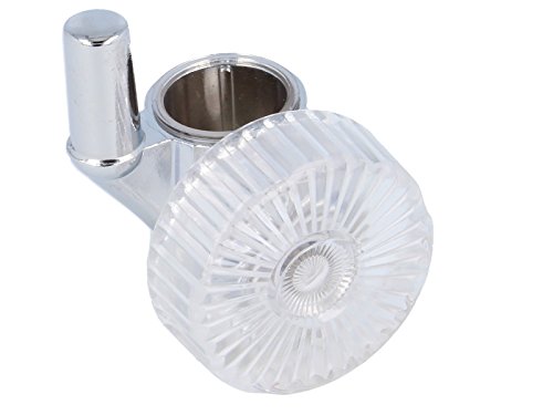tecuro Zapfen-Schieber Halter für Wandstange Ø 18 mm verchromt