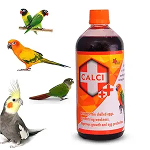 Star Frams Calci Plus+ Birds Health Supplements for Improve Growth and Egg Production - (500 ml)