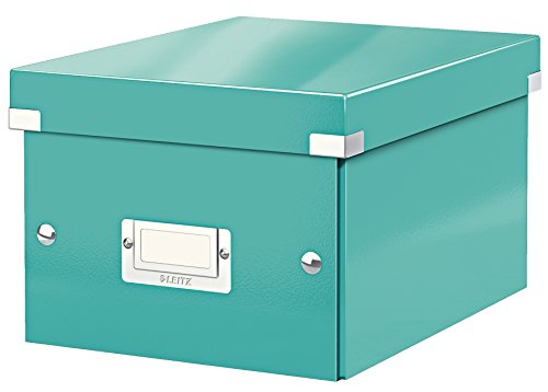 Leitz Caja de almacenamiento peque  a A5  Turquesa  Click and Store  60430051