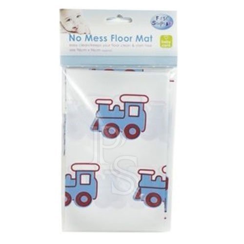 PRIME CHILDREN TODDLER BABY FEEDING NO MESS MAT HIGHCHAIR 96cm x 96cm (Train)
