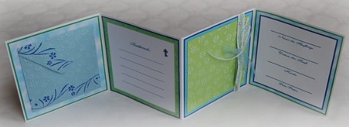 Patengeschenk/Patenbrief/Erinnerungsbox – blau für Taufe *HANDMADE* - 4