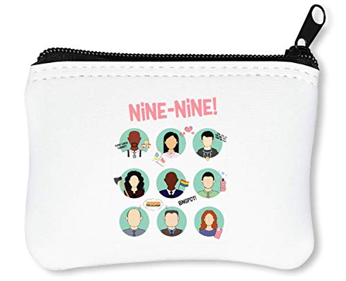 Preisvergleich Produktbild Brooklyn Nine-Nine Squad Reißverschluss-Geldbörse Brieftasche Geldbörse