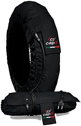 Warmup termocoperte Supreme, Black, Size M/XL, Measures Front Tyre 120/17 " – Rear Plug < = 205/16 – 17"