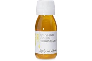 GRAN VELADA Colorante para hacer Jabón Glicerina Amarillo Limón | Ideal para Crear Jabones Llamativos | Fácil Uso con unas Gotas | Hidrosoluble | Para Tonos Claros a Intensos | 100 ml