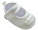 MABINI® Baby Satin Christening / Special Occasion Shoes With "Special Baby" Embroidery Detail On Front - Size 18-24 Months, Colour Cream