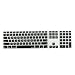 Produktbild MiNGFi Englisch Tastatur Silikon Schutz Abdeckung für Apple Keyboard mit numerischer Tastatur US/ANSI Keyboard Layout Silicone Cover - Schwarz