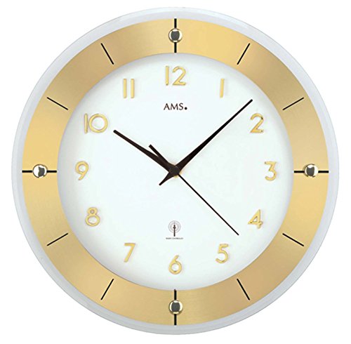 AMS 5850 Wanduhr Funk Modern, metall
