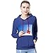 Produktbild Mymyguoe Sweatshirt Frauen Herbst Winter Weihnachten Print Langarm Mit Kapuze T Shirt Pullover Bluse Langarmshirt Shirt Herbst Winter Lose Tunika Top Oversized Pulli