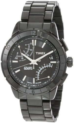 Timex Herren-Armbanduhr Analog Edelstahl schwarz T2N500AU Timex Herren-Armbanduhr Analog Edelstahl schwarz T2N500AU