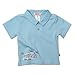 Zutano Baby-boys Infant Scruffy Screen Polo Shirt, Bluebird, 6 Months Color: Bluebird Size: 6 Months Infant, Baby, Child