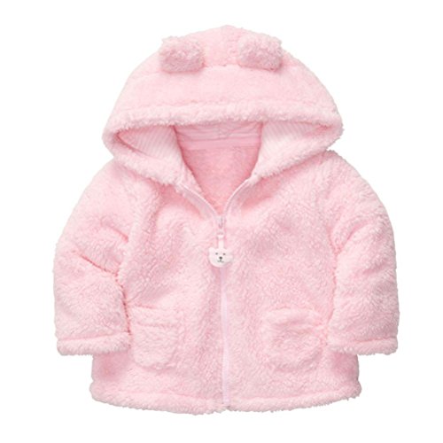 Kolylong® Baby Boy Girl Newborn Hoodies Coat Thick Tops Children Carter Style Outerwear for 0-24 Months