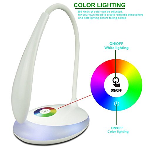 HEIMDALL led lampe touch led lampe für augenschutz 3 ebenen dimmer helligkeit einstellbare beleuchtungskörper schreibtisch beleuchtung leselampe licht zum lesen rezeption lichtschreibtisch licht led nachtlicht Schreibtischlampen - 5