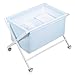 Petit Praia 50 x 80 x 72 cm Crossed Wooden Bassinet White Orson Azul