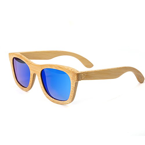 2016 Nuevos Gafas De Sol Para Hombres Y Mujeres Hechas A mano De Bambú Gafas De Madera Polarizadas (1)