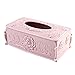 Produktbild H-Y-HOME Tissue Box Wohnzimmer kreative Kunststoff-Handtuch-Box modische Couchtisch Papier-Box. Tycoon Pink