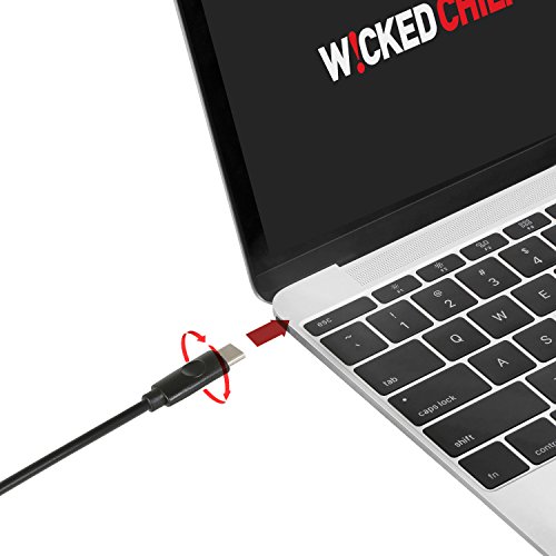 Wicked Chili USB-C Ladegerät für Macbook 12 (2015), Google Pixel/Nexus 6, Hero5, Huawei P10 / P9, LG G5, Lumia 950, OnePlus 2, Samsung S8 / S8+ / Tab S3 / TabPro S – Handy/Tablet (Output: 5V, 2000mA) - 6