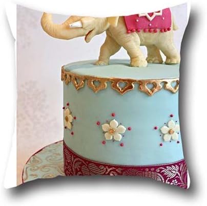 Elec Radio Art Elephant Throw Pillow Case Cushion Covers Square Decorative Colorful 18*18