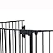 Flex Hearth Gate Fireguard Metal Playpen with Door for Baby&Pets 310CM Black