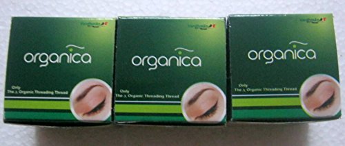 3 Spool x 300m Vardhaman Organica Organic Cotton Eyebrow Threading Thread India