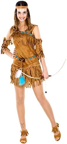 TecTakeTecTake dressforfun Women’s Costume Sexy Native American | Lovely dress | incl. wonderful headband and armlets (XL | no. 300552)