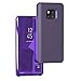 Produktbild Upxiang Handyhüllen & Cases Luxus Spiegel Überzug Schlaf Wake Up Flip Leder Standplatz Fall Abdeckung für HUAWEI MATE 20 6,53 Zoll / Für HUAWEI MATE20Pro 6,39 Zoll / Für HUAWEI MATE 20Lite 6,3 Zoll (Lila, For HUAWEI MATE20Pro 6.39 inch)