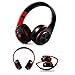 Produktbild samLIKE Kabellos + Verdrahtet Kopfhörer, Noise Reduction Tragbarer und Faltbarer Bloothooth Headset für iPhone,Android Smartphones PC und MP3 Players usw, Unterstützung SD/TF-Karte ( A)