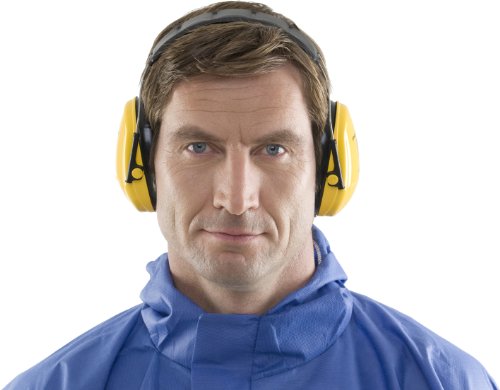 3M H510AC Peltor Kapselgehörschützer für Lärmpegel bis 98 dB, sehr leicht, stufenlos verstellbare Kopfbügel, gelb - 3