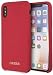 Produktbild Guess - hoogwaardige Silicone Cover - Rood - iPhone X/XS