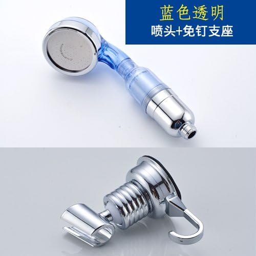 Shower Head Abs Net water filtration boost rain shower head and the Blue + Free Nail Support Block