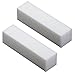 TRIXES Pack of 10 Nail Buffer Blocks White for Natural and Acrylic Nails