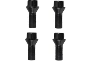 ePathChina 4pcs 36136781151 36136890324 M14 x 1.25 Lug Nut Fit for BMW, Durable Compact Wheel Lug Nuts Bolt