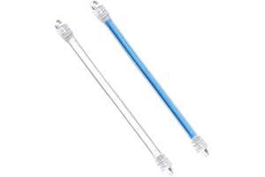 NHPY 2 Stück Tennis Vibration Dämpfer Tennisschläger Stoßdämpfer Weich Silikon Schläger Dämpfer Lang Tennis Dämpfer Racquetball Zubehör für Tennisspieler Sports Gefallen