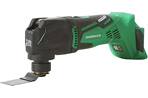 Kosiy Metabo HPT Cordless Oscillating Multi-Tool, Bare Tool - No Battery, 18V Brushless Motor, Variable Speed Mode Functions, Tool-Less Blade Change, Lifetime Tool Warranty (CV18DBLQ5)