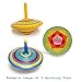 Spinning Tops - Set of 3 various designs wooden 'Mini Spinners'