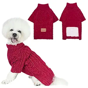 SCENEREAL Super Warm Dog Sweater and Soft Dog Sweater Winter Warm Dog Costume