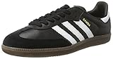 adidas samba rm on feet Klassisches 3-Streifen Design adidas Herren Samba OG Gymnastikschuhe, Schwarz (Core Black/FTWR White/gum5), 44 EU
