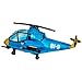Produktbild Folienballon Hubschrauber blau Folienballons