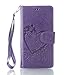 Produktbild Sony Xperia X Performance Hülle, Bear Village® PU Leder Flip Tasche, Schutzhülle mit Ständer Funktion und Card Holder, Handyhülle für Sony Xperia X Performance, Violett