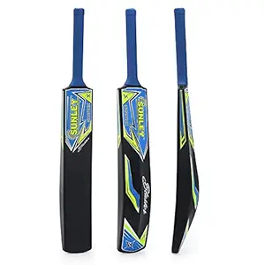 Sunley Sarthak Hard Plastic Alloy Cricket Bat Full Size (Senior, Age 15+)