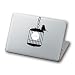 Produktbild Mcbazel Laptop Vinyl Aufkleber Aufkleber Abnehmbarer Muster Mode Macbook Aufkleber, Anti-Scratch Decal Vinyl Aufkleber Skin Cover f¨¹r Macbook Air / Pro / Retina Laptop 13 "-Vogelkfig