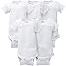 Produktbild Gerber 5-Pack Onesies Brand One Piece Underwear - White, 0-3 Months