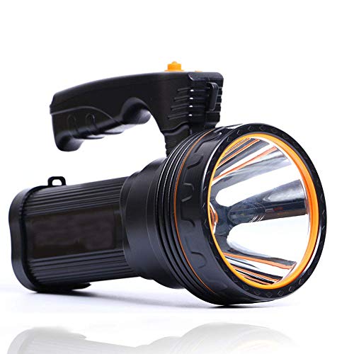 roawon Outdoor Linterna portátil USB recargable Super Led claro de Faro Linterna Faro Multi de Multifunción de Long de shots lámpara, 9000 mA 100 W