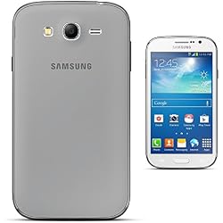 Moozy® más Delgado del Mundo ultra super slim funda / cover de silicona prima para Samsung i9080 i9060 Galaxy Grand Neo, Gris Transparente