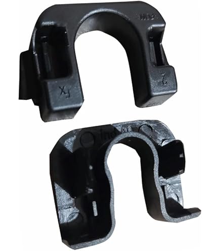 2 paar 1539663 hoedenplankclip, compatibel met Ford Fiesta Mk7 Mk8, kofferbakafdekking, houder voor Focus B-Max C-Max C3 DS3 bagagebevestiging achter voor Qashqai J10 015532109E 8795EN