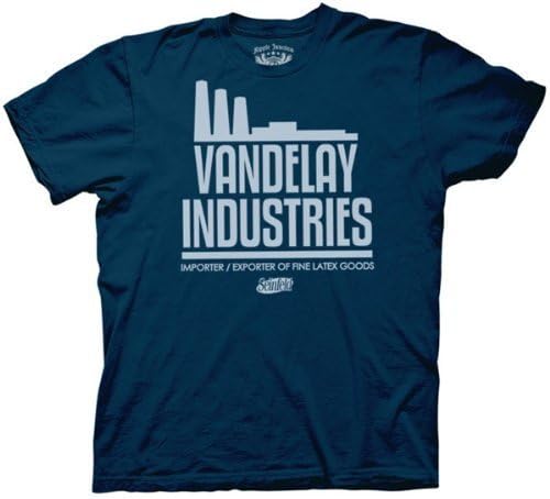 Seinfeld Vandelay Industries Navy T-shirt Tee (MED) [Apparel] [Apparel]