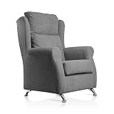 Sillón relax con patas fabricadas en metal